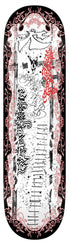 There Chandler Red Velvet 21 (White / Red) Skateboard Deck - 8.5"