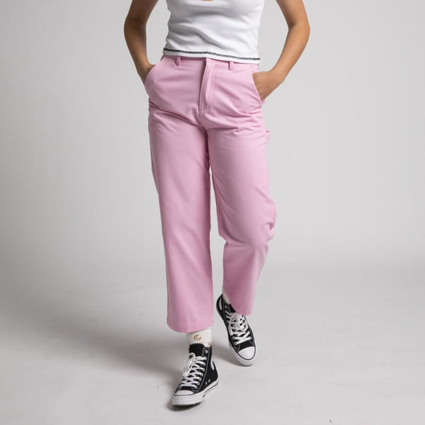 Santa Cruz Womens Pant Nolan Carpenter Pant - Fondant Pink - Skatewarehouse.co.uk