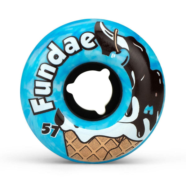 Moxi Fundae Wheels (4) - Birthday Cake 57mm x 34mm / 92A