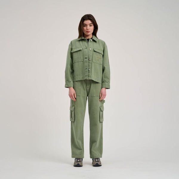 Santa Cruz Womens Jacket Asp Key Jacket - Pale Sage Wash - Skatewarehouse.co.uk