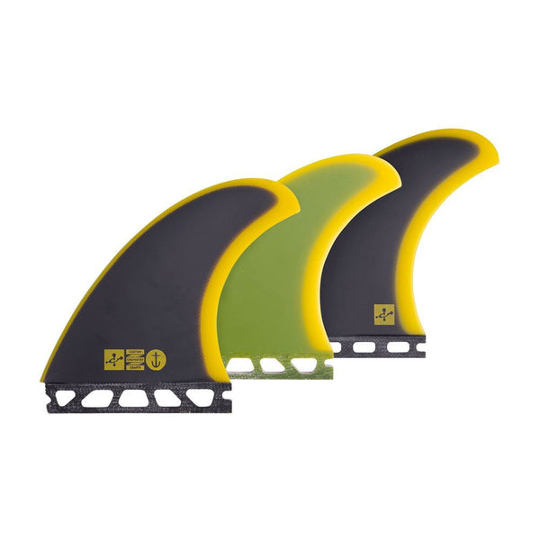 Captain Fin Co - Chemistry Tri - MD / LG - Black / Yellow (Futures) - M