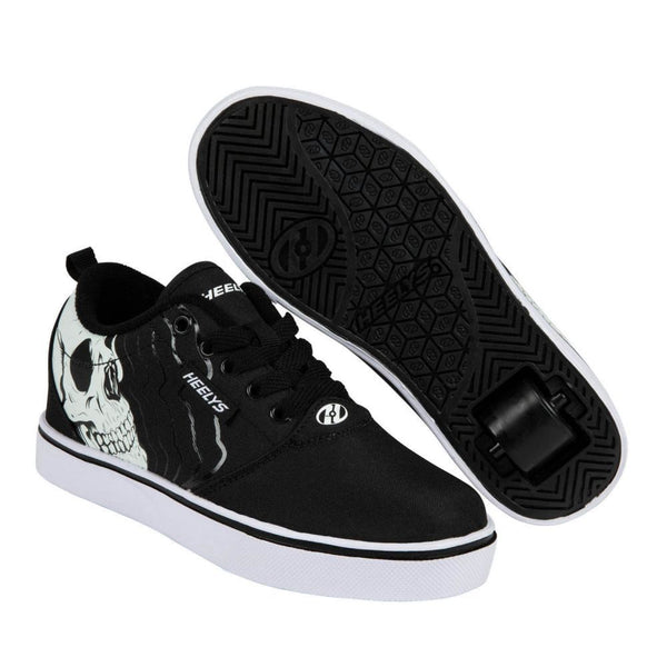 Heelys Pro 20 PRNT Glow - Black / White - Skatewarehouse.co.uk