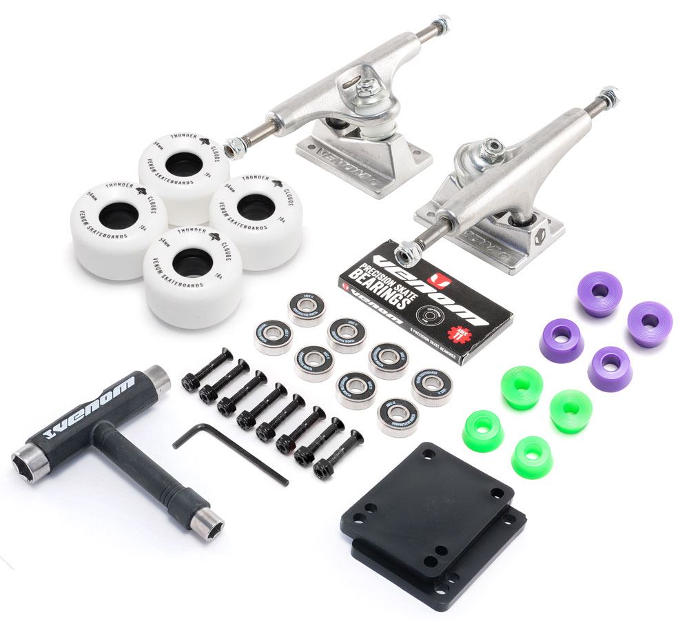 Venom Skateboards Cruiser Complete Undercarriage Kit Pro Hollow 5" - Skatewarehouse.co.uk