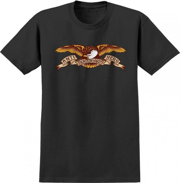 Antihero T-Shirt Eagle - Black - Skatewarehouse.co.uk