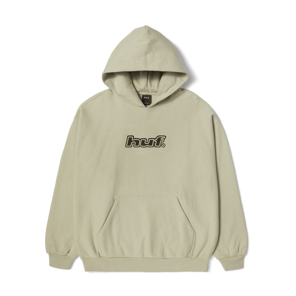 Logo Applique Hooded Fleece (Putty)