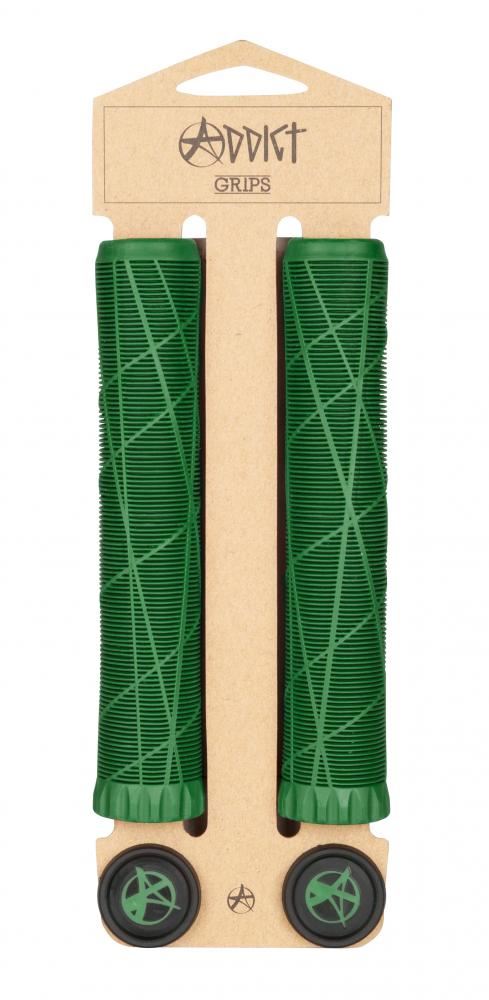 Addict Scooter Grips OG Grips - Bottle Green - Skatewarehouse.co.uk