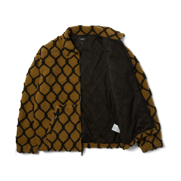 HUF Breakthrough High Pile Jacket (Moss) - XL