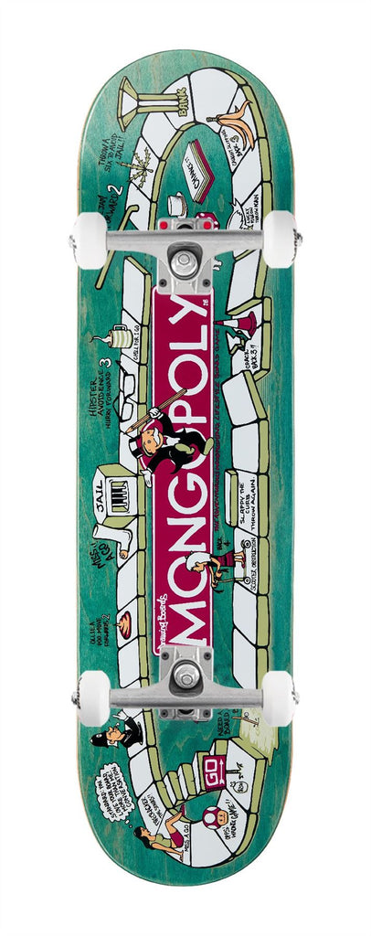 Drawing Boards Mongo-poly x Venom Custom Complete Skateboard - 8"