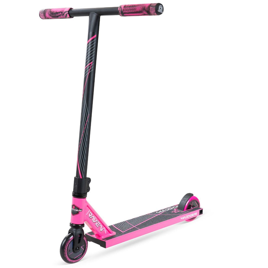 Madd Gear Mg 1 - Raven - Pink/Black Complete Scooter - Skatewarehouse.co.uk
