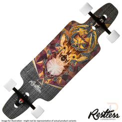 Restless Splinter BUST 35" - Setup 3 with Paris Black 180mm Trucks Longboard Complete