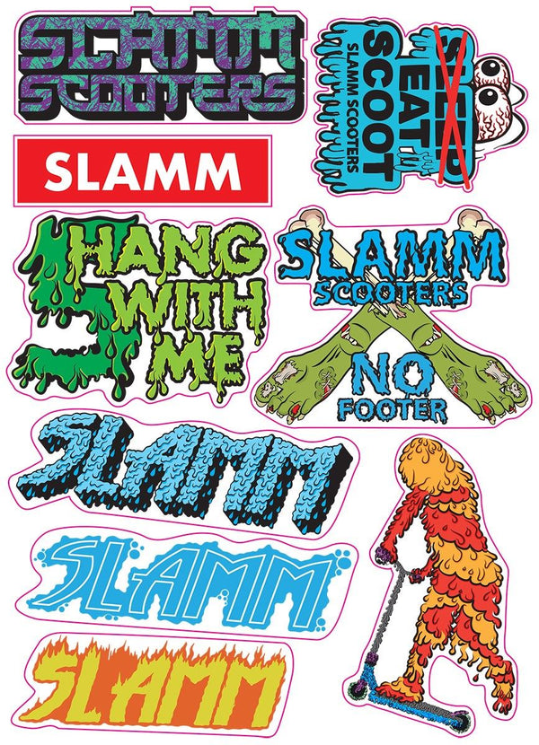 Slamm Logo Helmet - Grey Camo