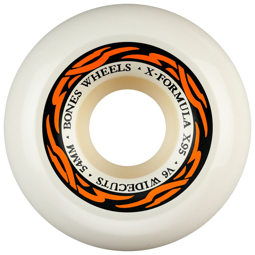 BONES Skateboard Wheels X-Formula • • 95A • V6 Wide - Cut (Spring '26) - Skatewarehouse.co.uk