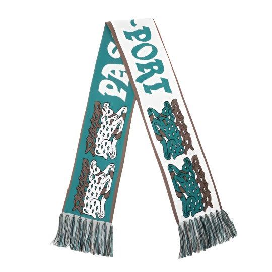 Pass~Port Antler Scarf (Teal / Brown) Accessories - One Size