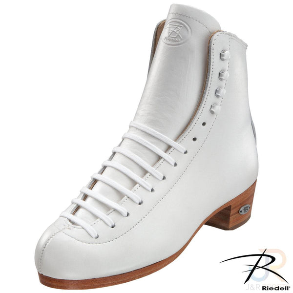Riedell 297 PRO Skate Boots - White - Narrow Quad Parts
