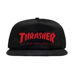 Thrasher x Spitfire Cap Thrasher x Spitfire Trucker Black - O/S