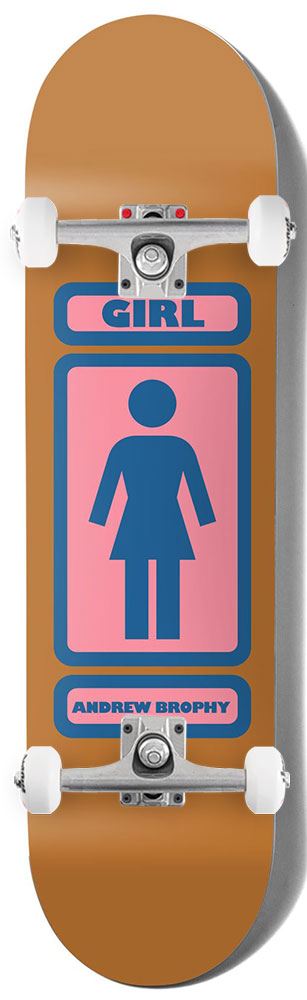 Girl Til W42 Andrew Brophy x Venom Custom Complete Skateboard - 8.25