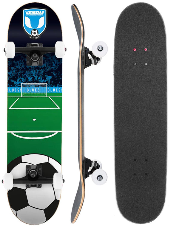 Venom My First Skateboard Kids Complete - Football Blues - 7.25