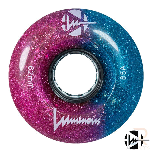 Luminous LED Quad Wheel - Galaxy - 62mm / 85a (Unit)