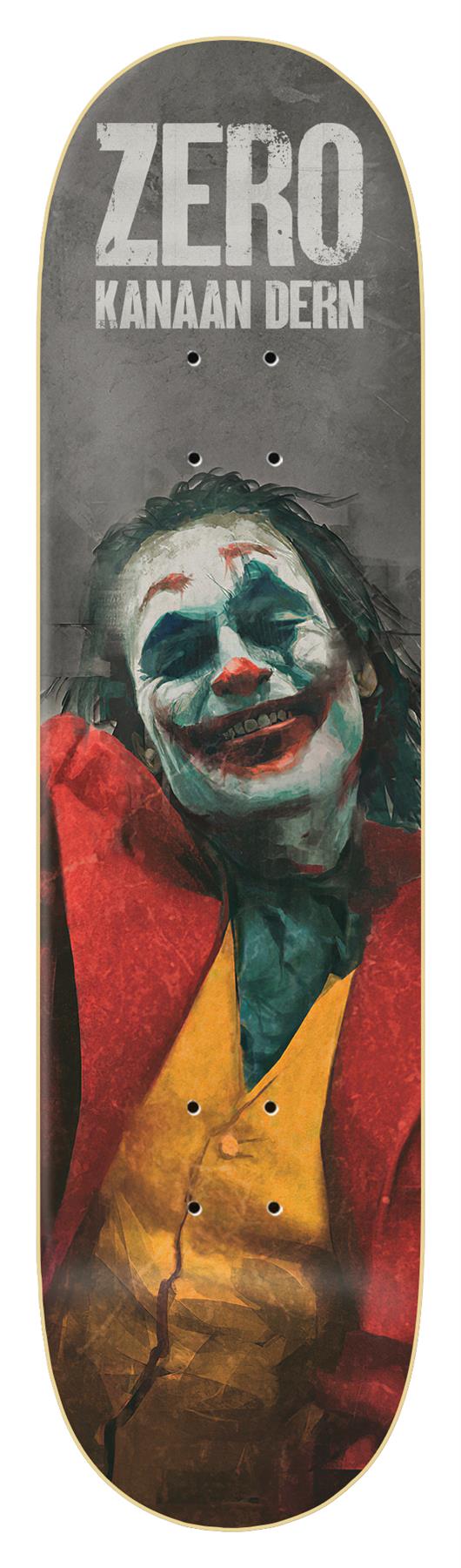 Zero Skateboard Joker Kanaan Dern x Venom Custom Complete Skateboard - 8.5