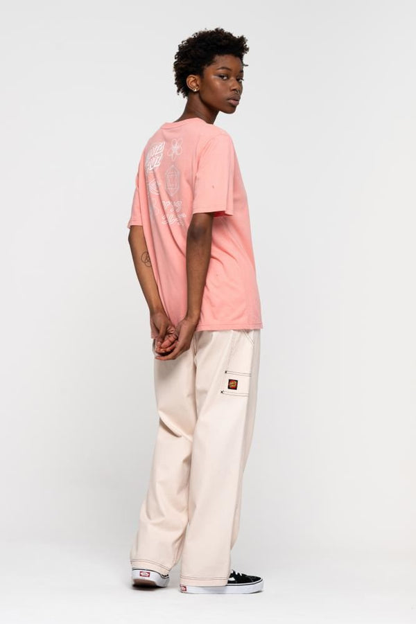 Santa Cruz Womens T-Shirt Infinity T-Shirt - Pink Amethyst - Skatewarehouse.co.uk