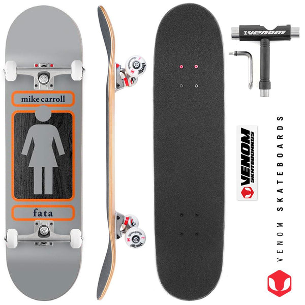 Girl 93 Til Mike Carroll x Venom Skateboards Core Custom Complete Skateboard - 8.125 - Skatewarehouse.co.uk