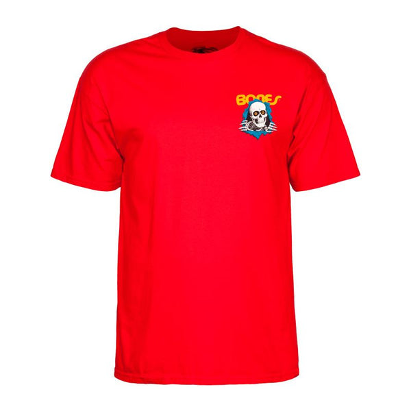 Powell Peralta Ripper Tee Red - Skatewarehouse.co.uk