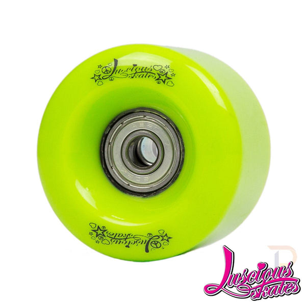 Luscious Skate - Green (Set of 4 inc Bearings) Skateboard Wheels