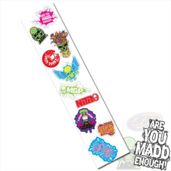 10 Pack Strip Madd 2012 Stickers