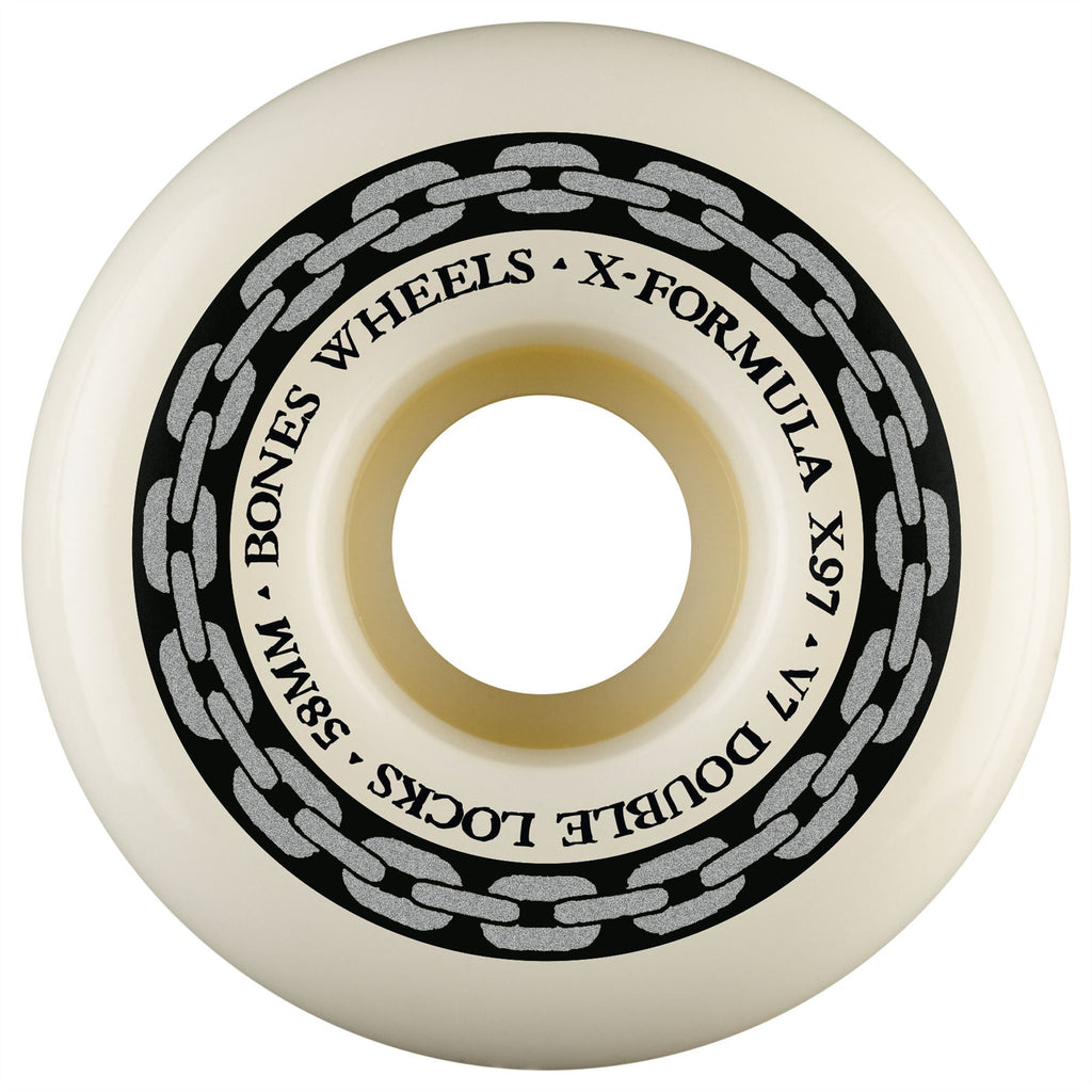 BONES • X-Formula • Double Locks • • 97A • V7 (Spring '26) Skateboard Wheels - 58mm
