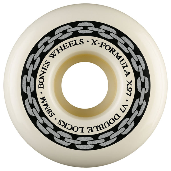 BONES • X-Formula • Double Locks • • 97A • V7 (Spring '26) Skateboard Wheels - 58mm