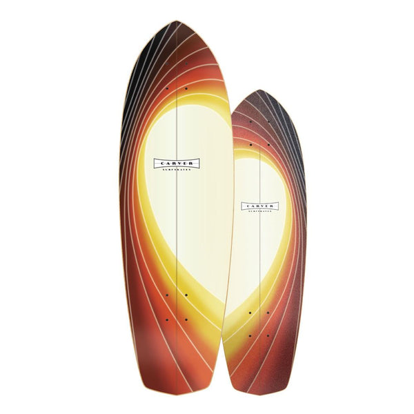Carver Glass Off - Surfskate Cruiser Skateboard Deck - 9.875