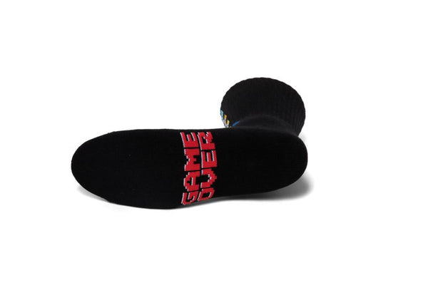 Girl Pac-Man Game Over Socks Black