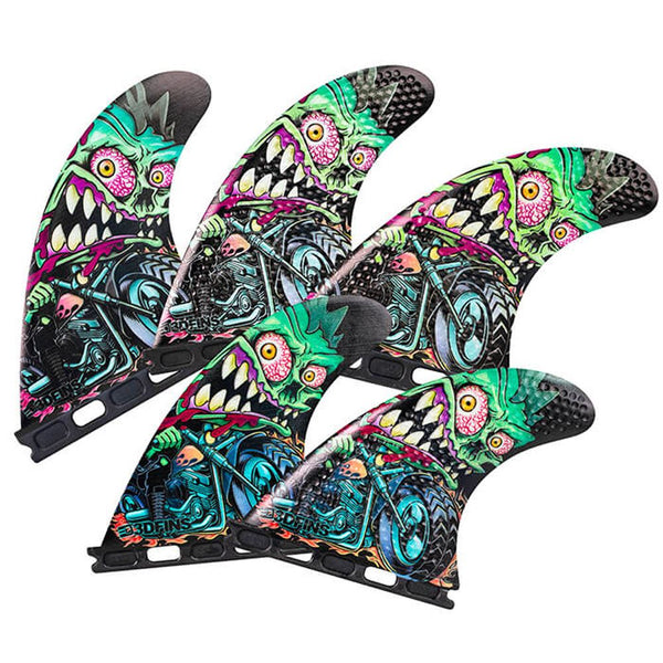 3D Fins - All Rounder 5 Fin - Medium - Rider (FCS1 / Futures)