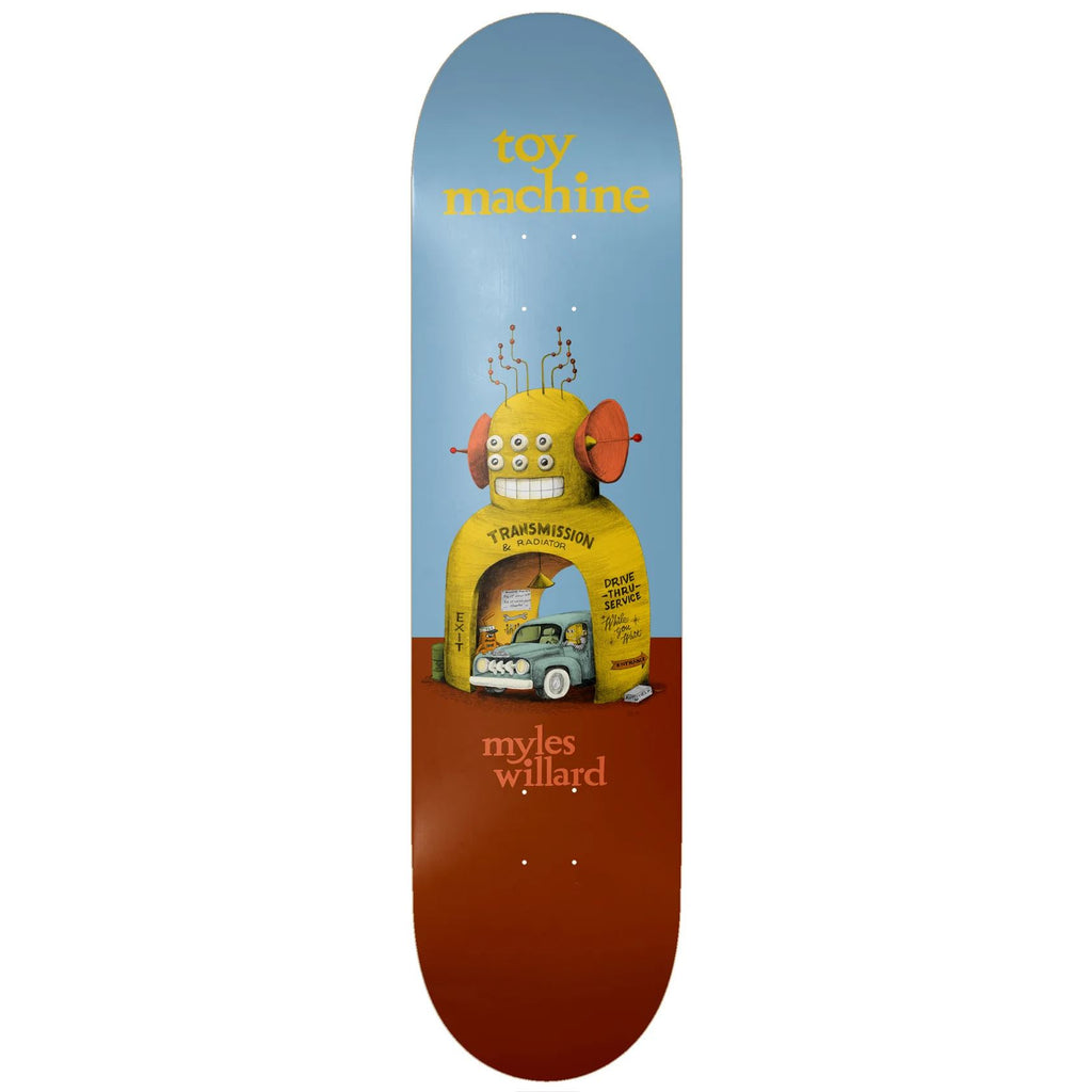Toy Machine Miles Willard 'Roadside' Skateboard Deck - 8.5" - Skatewarehouse.co.uk