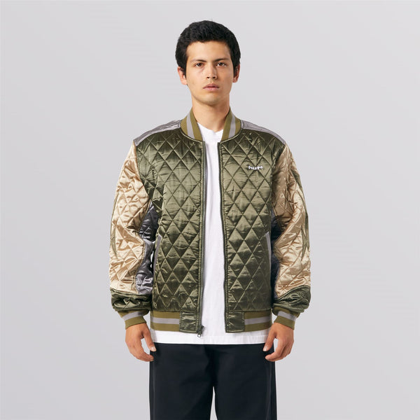 HUF Lightning Bomber Jacket (Olive) - XS