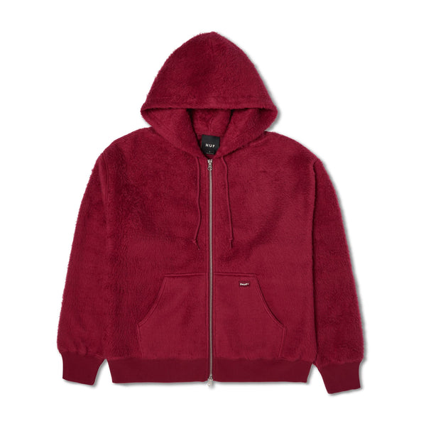 HUF Corso Heavyweight F / Z Hoodie (Berry)