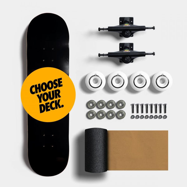 Sushi Truck Undercarriage Set 5.25 Black - Abec 3 - 52mm Complete Skateboard
