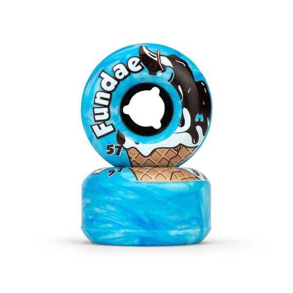 Moxi Fundae Wheels (4) - Birthday Cake 57mm x 34mm / 92A