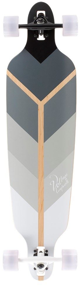 Voltage Directional DT Grey Complete Longboard - 39.75