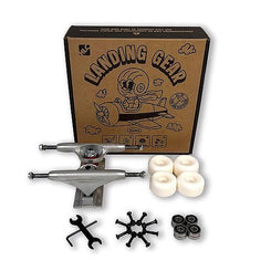 HLC Landing Gear Box (139mm + 52mm Wheels + Bearings + Hardware) Skateboard Trucks (Pair)