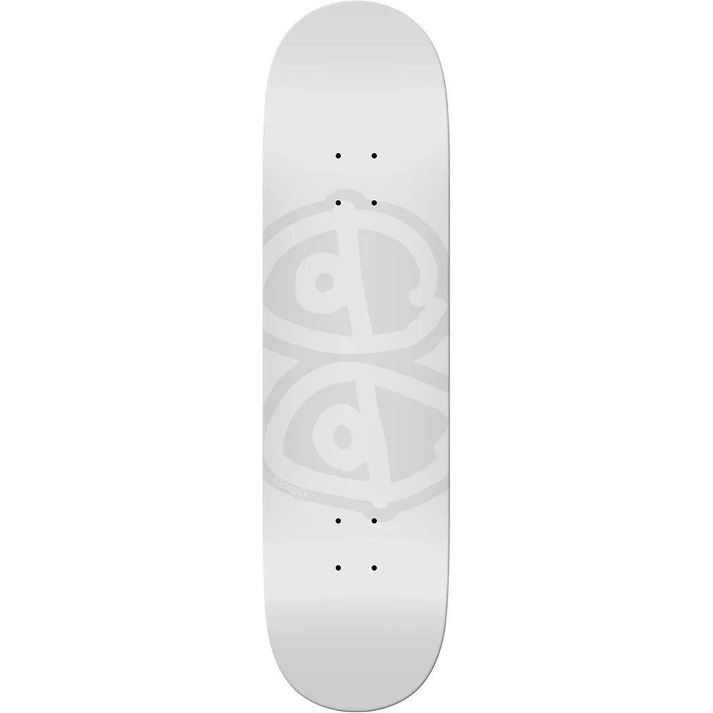 Krooked Eyes White CN Skateboard Deck - 8.06"