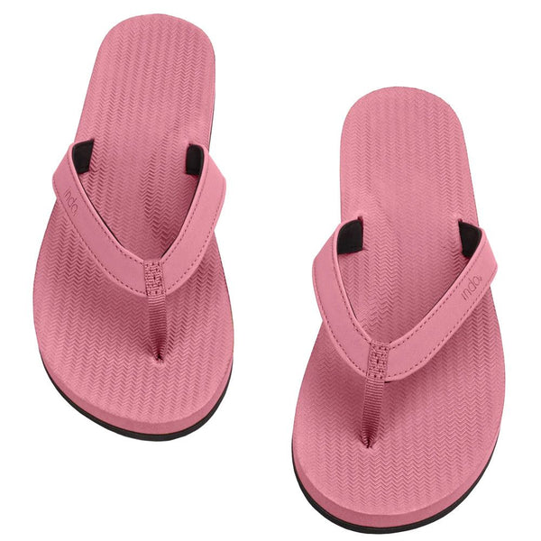 Indosole - Womens Flip Flops - ESSNTLS - Guava Shoes