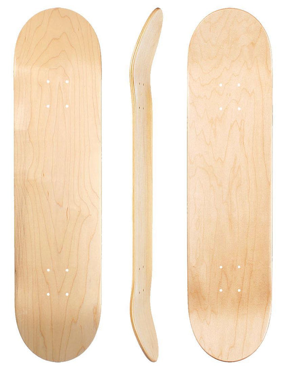 Venom Blank Skateboard Deck - Natural - 7.75