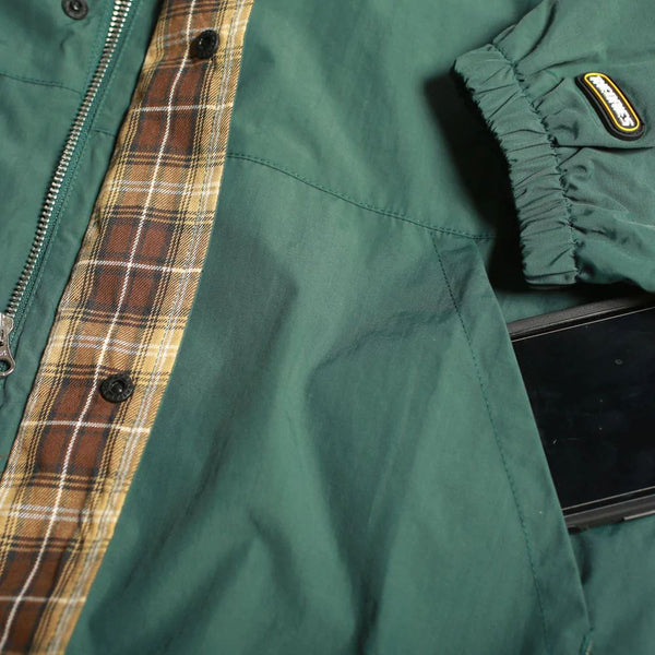 Theories Of Atlantis Fairway Nylon Jacket Mallard Green - Skatewarehouse.co.uk
