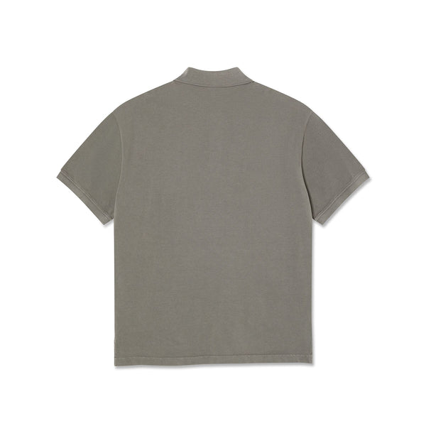 Polar Skate Co Surf Polo Shirt (Washed Grey) - S