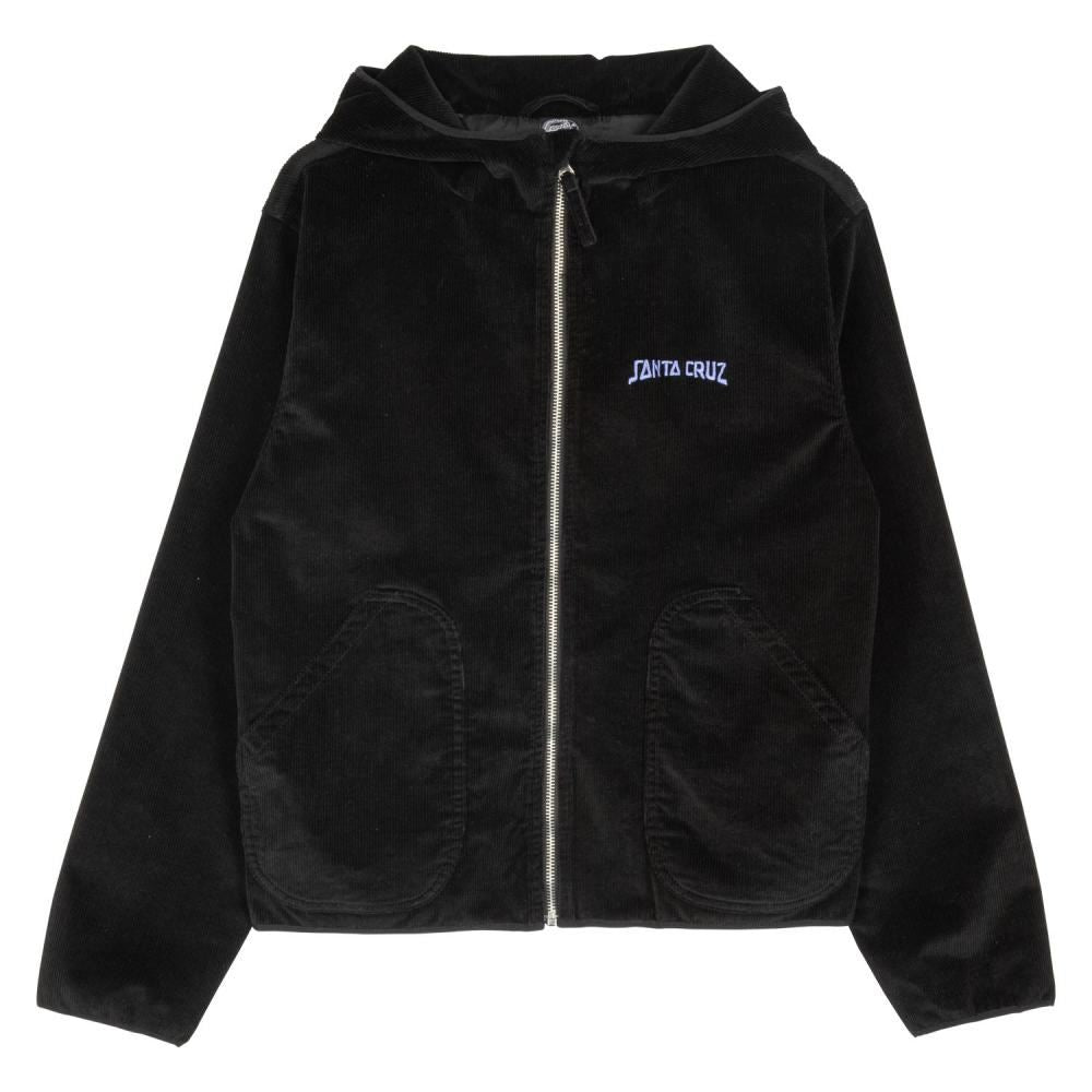 Santa Cruz Womens Jacket Set Strip Jacket - Black - Skatewarehouse.co.uk