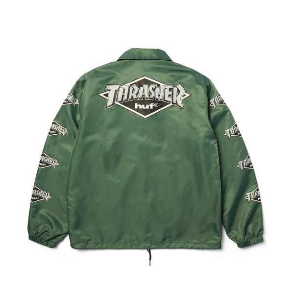 HUF x Thrasher Logo Jacket (Forest Green)