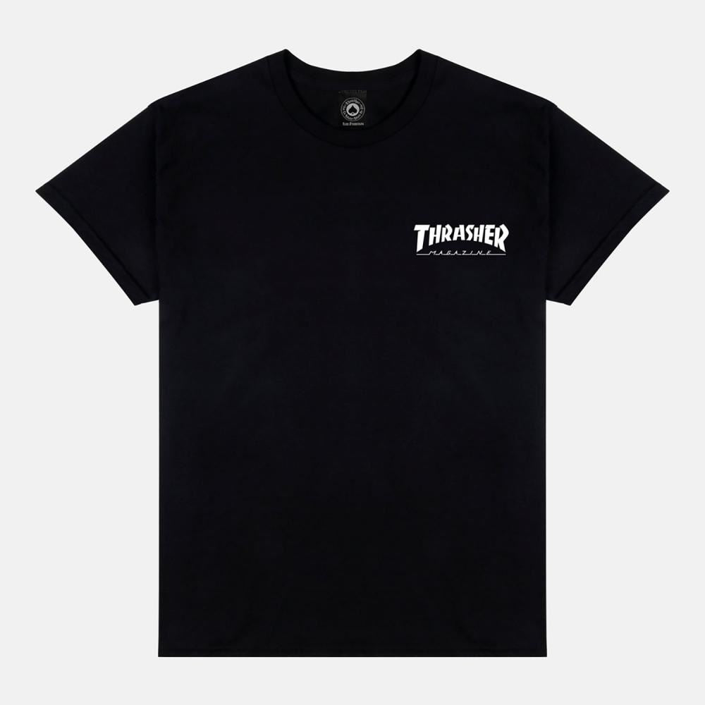Thrasher T-Shirt Little Thrasher - Black - Skatewarehouse.co.uk