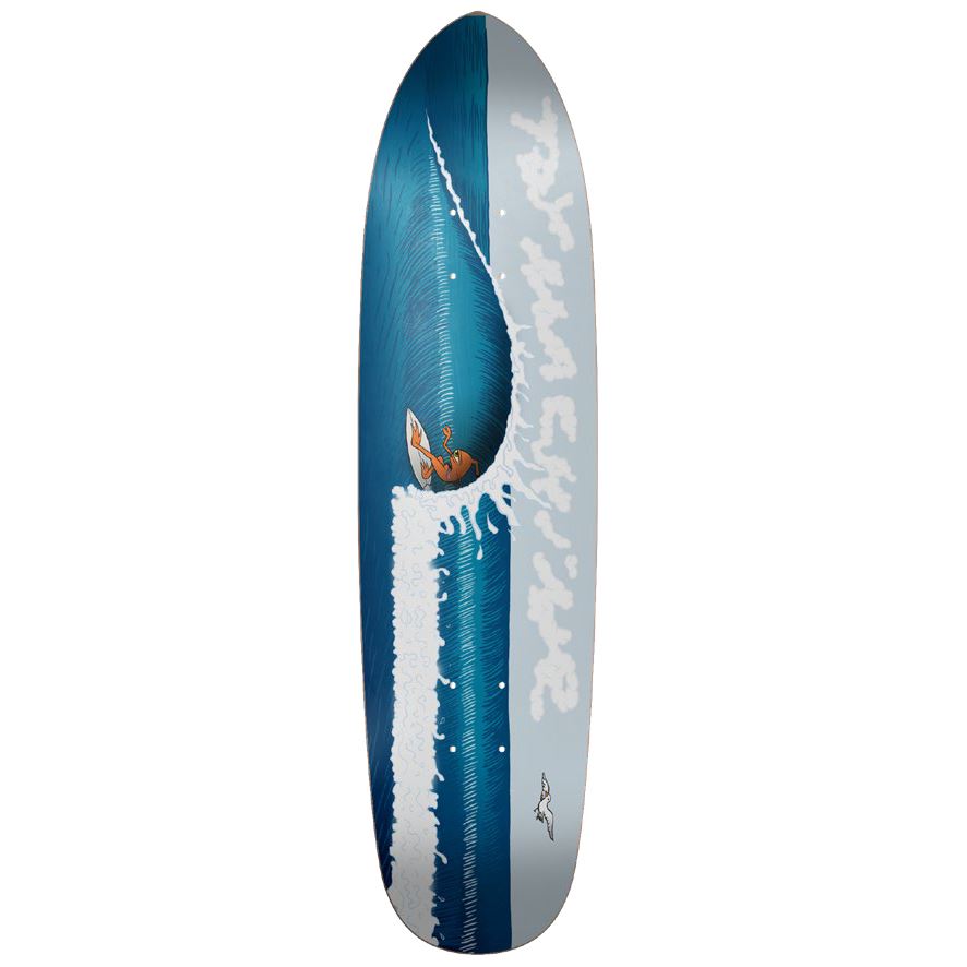Toy Machine Tubed Sect Cruiser x Skateboard Deck - 8.0" - Skatewarehouse.co.uk