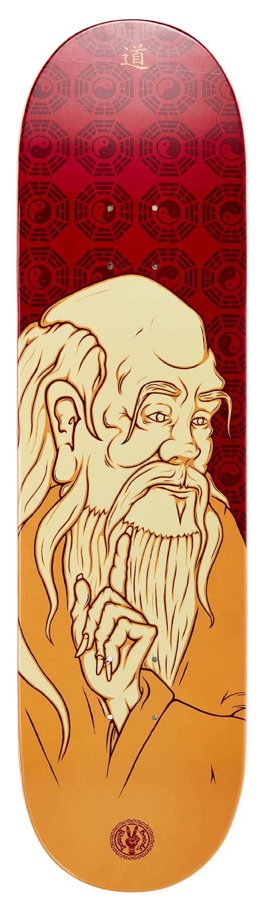 Drawing Boards Philosophers Series - Lao Tzu Skateboard Deck - 8.25
